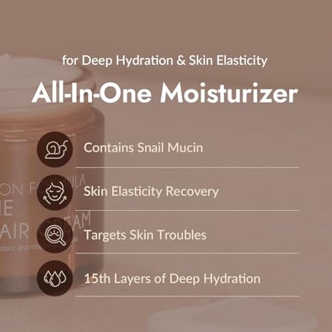 MIZON TWICE YOUNGER SET OF 2: ALL IN ONE SNAIL REPAIR CREAM (75ML X 2) - Image 2